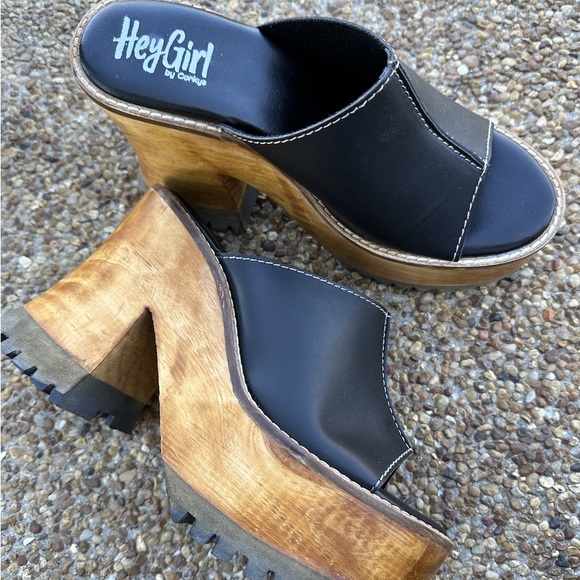 Corkys Block Party Platform Heel Black; new in original box - Picture 1 of 2
